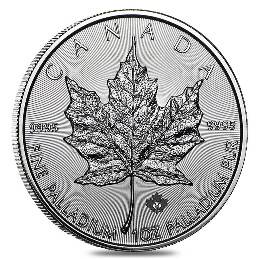 1 oz .9995 Palladium Canadian Maple Leaf